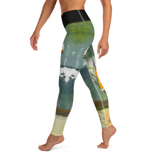 Load image into Gallery viewer, Women's Abstract Print Yoga Leggings “Sink of Swim” Whimsy Fit - Matching Mother Daughter