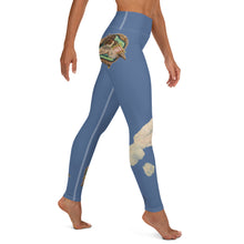 Load image into Gallery viewer, Papillon Blue Yoga Leggings - Whimsy Fit