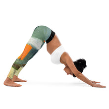 Load image into Gallery viewer, Women's Abstract Print Yoga Leggings “Sink of Swim” Whimsy Fit - Matching Mother Daughter