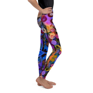 Whimsy Fit "Breeze Bright" Girls  Leggings - Whimsy Fit Workout Wear
