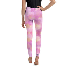 Load image into Gallery viewer, Whimsy Fit “Cotton Candy - Party Dog” Girls Leggings - Whimsy Fit Workout Wear