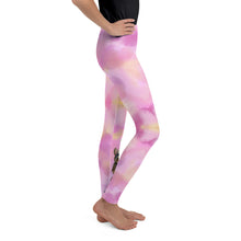 Load image into Gallery viewer, Whimsy Fit “Cotton Candy - Party Dog” Girls Leggings - Whimsy Fit Workout Wear