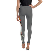 Load image into Gallery viewer, "Dexter" Grey Girls Leggings