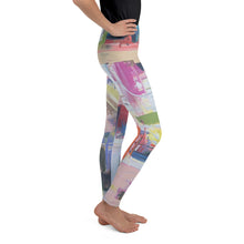Load image into Gallery viewer, "Kris Kross" Abstract Girls Leggings - Whimsy Fit