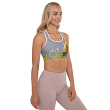 Load image into Gallery viewer, Whimsy Fit "Bubbles" Padded Sports Bra with Staffordshire Bull Terriers - Whimsy Fit Workout Wear