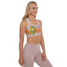 Load image into Gallery viewer, "Corgi" Padded Sports Bra with "Circles" on backside - Whimsy Fit Workout Wear