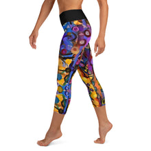 Load image into Gallery viewer, "Breeze Bright" Yoga Capri Leggings - Whimsy Fit Workout Wear
