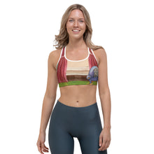 Load image into Gallery viewer, "Waiting for Mom" Sports bra - Whimsy Fit Workout Wear