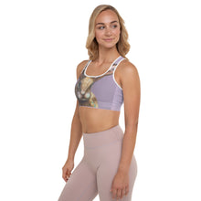 Load image into Gallery viewer, Purple Padded Sports Bra Bunny - Whimsy Fit Workout Wear