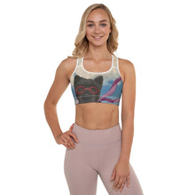 Load image into Gallery viewer, "Can I Come in?" Padded Sports Bra - Whimsy Fit Workout Wear