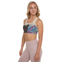 Load image into Gallery viewer, "Can I Come in?" Padded Sports Bra - Whimsy Fit Workout Wear