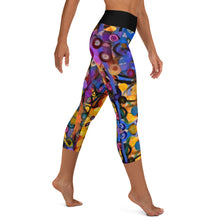 Load image into Gallery viewer, "Breeze Bright" Yoga Capri Leggings - Whimsy Fit Workout Wear