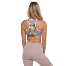 Load image into Gallery viewer, Purple Padded Sports Bra Bunny - Whimsy Fit Workout Wear
