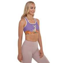 Load image into Gallery viewer, “Pumpkin” Padded Sports Bra - Whimsy Fit Workout Wear
