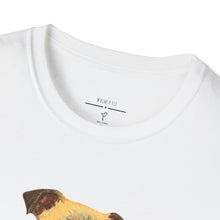 Load image into Gallery viewer, Pug Dog T-Shirt Whimsy Fit Soft T-shirt with Cute pug painting print
