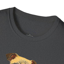 Load image into Gallery viewer, Pug Dog T-Shirt Whimsy Fit Soft T-shirt with Cute pug painting print
