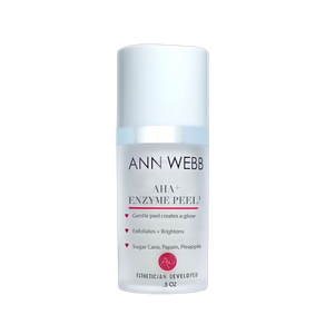 ANN WEBB ENZYME AHA PEEL - Gentle Fruit Enzyme Peel to Brighten Complexion and Exfoliate Skin 