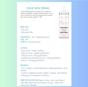 ANN WEBB Skin Care Face Clear Skin Serum - Whimsy Fit Workout Wear