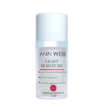 Load image into Gallery viewer, Ann Webb Night Moisture skincare bottle on a solid white background.
