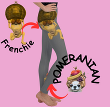 Load image into Gallery viewer, Whimsy Fit “Salon Dogs” Girls Leggings - Whimsy Fit Workout Wear
