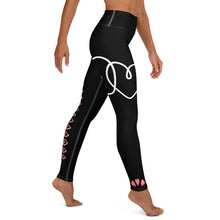 Load image into Gallery viewer, Black Bride and Bridesmaid legging Whimsy Fit  Bride and Bridesmaids
