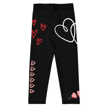 Load image into Gallery viewer, Black_Flower_Girl_Toddler_Leggings_-_Matching_Bridal_Party_Sizes_2T-7_toddler_flat back
