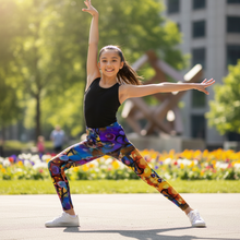 Load image into Gallery viewer, Girls Leggings Abstract Pattern Matching Mother daughter
