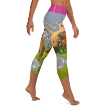Load image into Gallery viewer, Bubbles Dog print capri leggings Whimsy Fit Right
