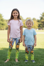 Load image into Gallery viewer, Two different children in leggings
