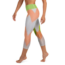 Load image into Gallery viewer, Capri Yoga Leggings with Corgi HIgh Waist Whimsy Fit Left
