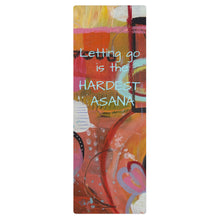 Load image into Gallery viewer, Circles in the sand yoga-mat-abstract print-Whimsy FIt  with saying
