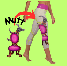 Load image into Gallery viewer, Don't Tip dog print capri leggings | Whimsy Fit
