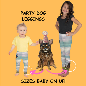 Whimsy Fit "Party  is Over" Little Leggings - Whimsy Fit Workout Wear