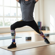 Load image into Gallery viewer, Model wearing Salon Dogs Leggings with Shirt - Yoga Pose
