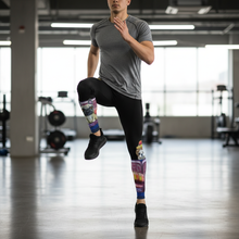 Load image into Gallery viewer, Model wearing Salon Dogs Leggings with Shirt - Active Workout
