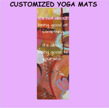 Load image into Gallery viewer, Abstract Print on Yoga Mat Personalized Whimsy Fit
