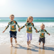 Load image into Gallery viewer, Children running on beach
