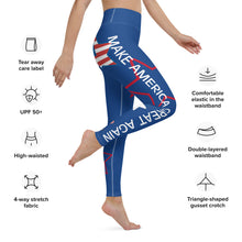 Load image into Gallery viewer, Make America Great Again leggings right angle - conservative activewear
