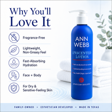 Load image into Gallery viewer, Ann Webb Unscented Lotion Face &amp; Body
