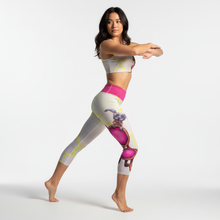 Load image into Gallery viewer, Women Toddler Leggings Don_t_Tip_Ladies Leggings_WHimsy FIt  Lady standing outside Don&#39;t Tip leggings active pose
