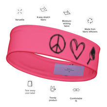 Load image into Gallery viewer, Peace Love &amp; Pickleball Headband
