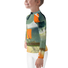 Load image into Gallery viewer, Unisex Kids Rash Guard Colorful Girl Swim Shirt SPF Boys Swimsuit Long Sleeve Shirt SPF Kids Beach Shirt SPF Surf Shirt Surf Boys Rash Guard Whimsy Fit
