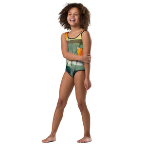 Girls Swimsuit Sink or Swim - Whimsy Fit Workout Wear