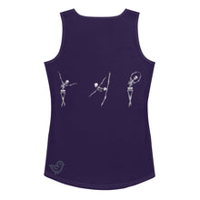 Load image into Gallery viewer, Dancing Ballerina Skeleton Tank Top - Whimsy Fit Workout Wear
