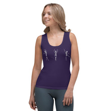Load image into Gallery viewer, Dancing Ballerina Skeleton Tank Top - Whimsy Fit Workout Wear

