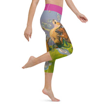 Load image into Gallery viewer, Whimsy Fit Yoga Capri Leggings Staffordshire Terrier High Waist Leggings
