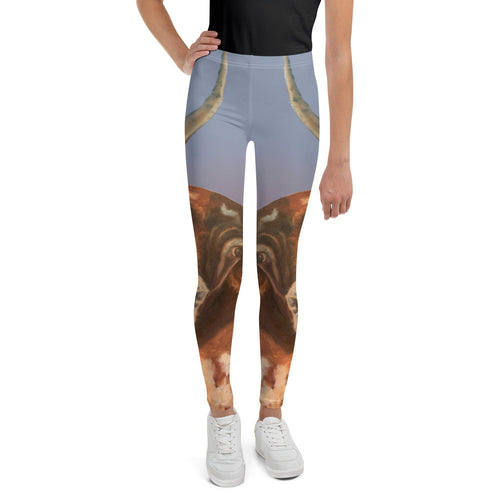 Longhorn Girls Leggings - Whimsy Fit Workout Wear