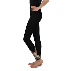 Black Bunny Girls Leggings - Whimsy Fit Workout Wear