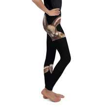Load image into Gallery viewer, Black Bunny Girls Leggings - Whimsy Fit Workout Wear
