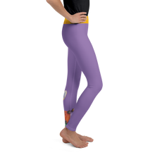 Load image into Gallery viewer, "Pumpkin Pup" Lavender Chihuahua Girls Leggings
